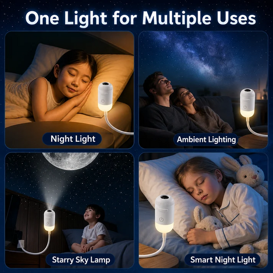 Mini Galaxy Star Projector Night Lamp