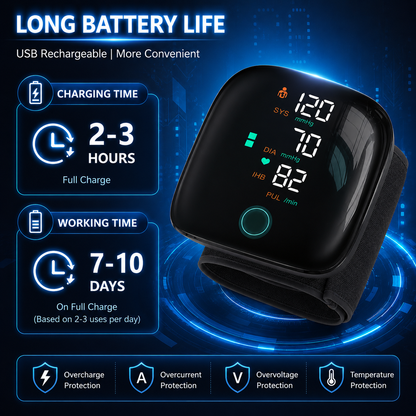 Digital Wrist Blood Pressure Monitor