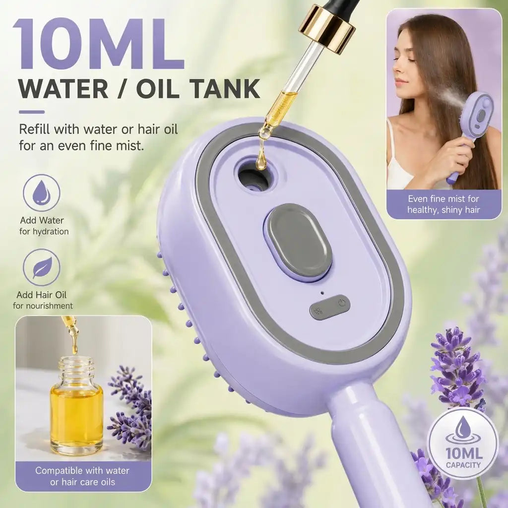 Electric Spray Retractable Air Cushion Comb