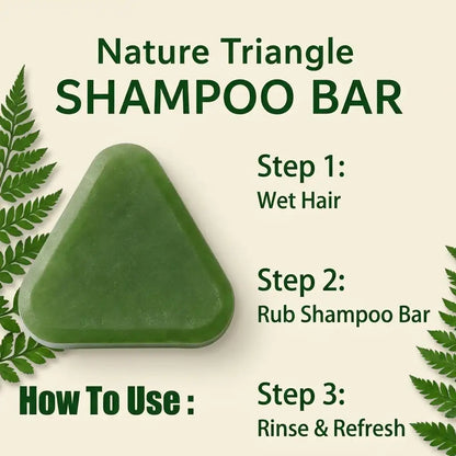 Nature Triangle Shampoo Bar