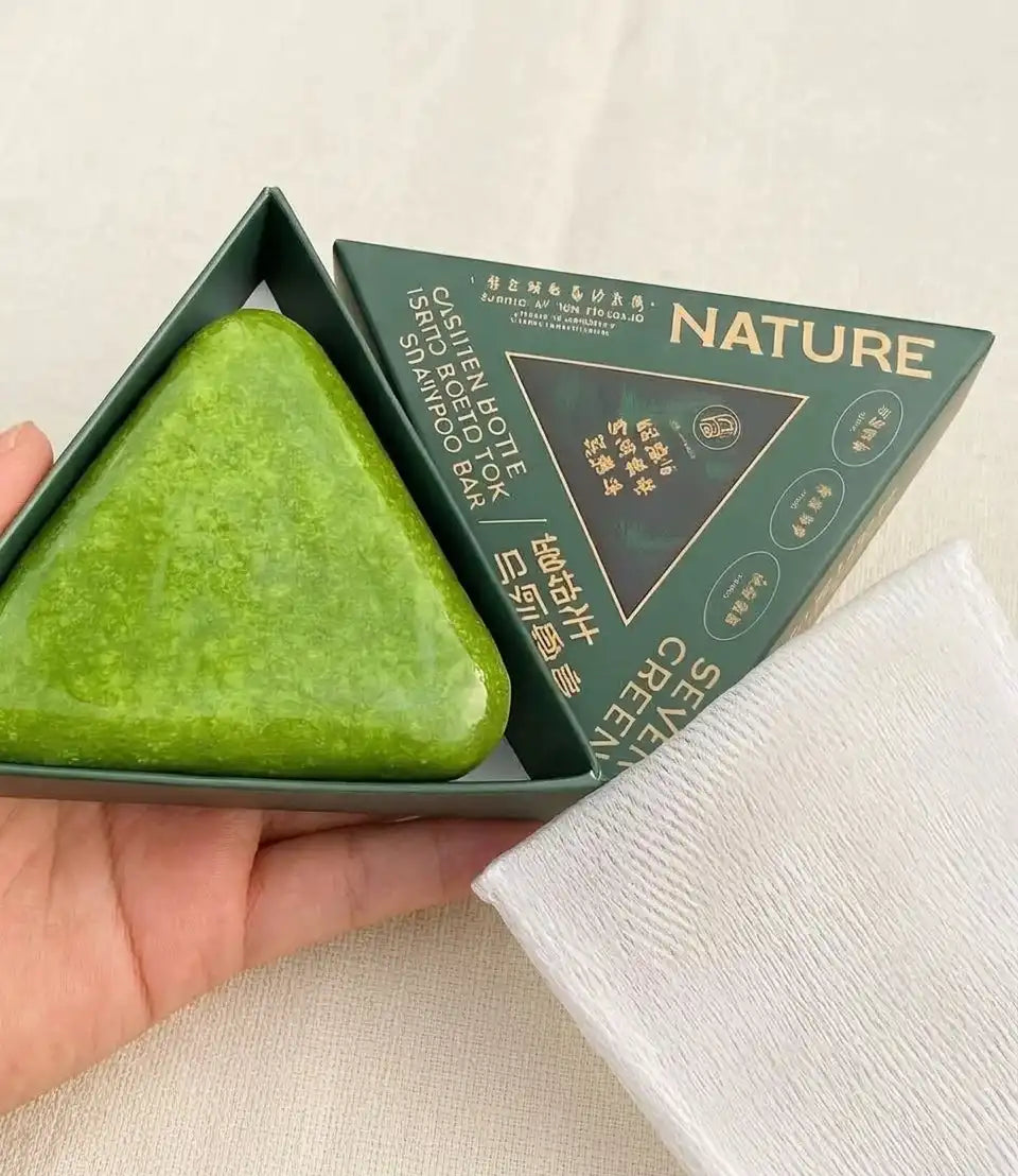 Nature Triangle Shampoo Bar