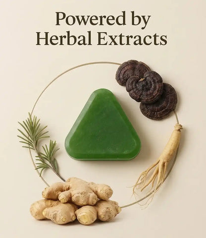 Nature Triangle Shampoo Bar