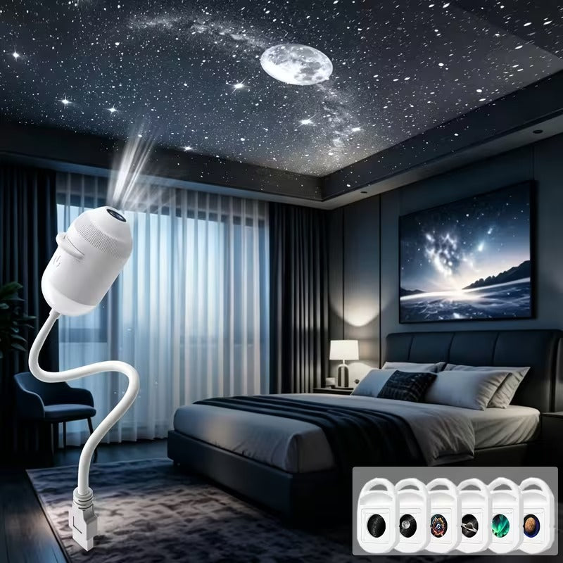 Mini Galaxy Star Projector Night Lamp
