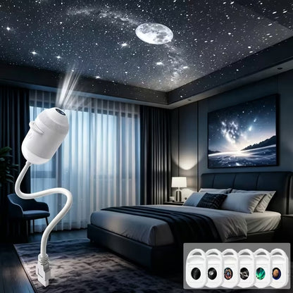 Mini Galaxy Star Projector Night Lamp