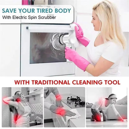 Cleaning Magic Electric Brush (5-in-1)                                   فرشاة التنظيف الكهربائية السحرية