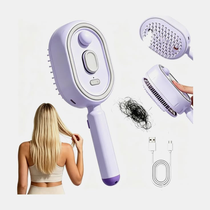 Electric Spray Retractable Air Cushion Comb