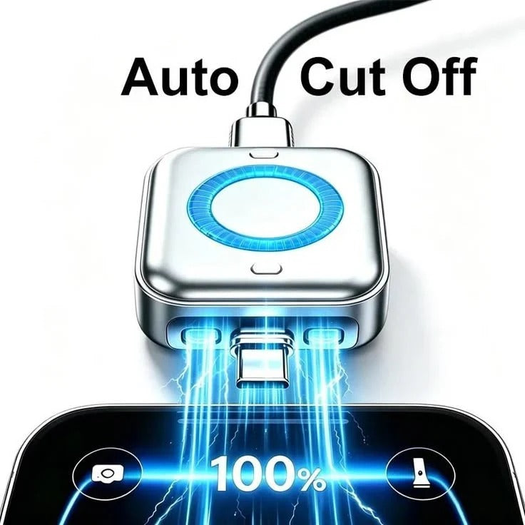AI Smart Auto-Stop Charging Adapter