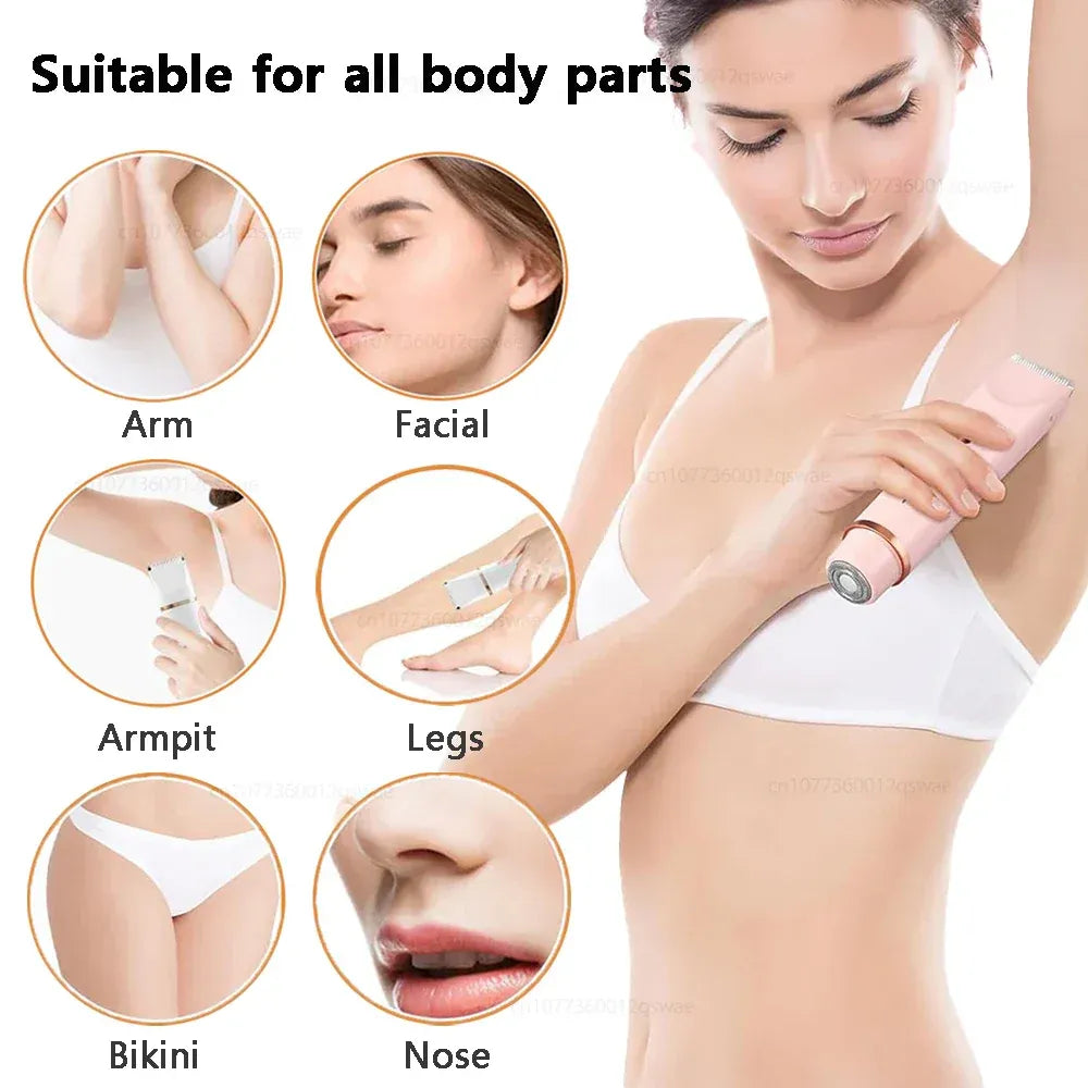 2 in 1 Dual Head Shaver Women