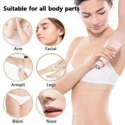 2 in 1 Dual Head Shaver Women