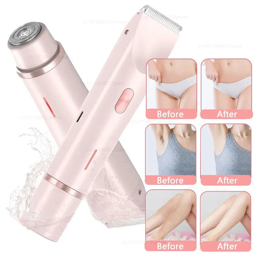 2 in 1 Dual Head Shaver Women