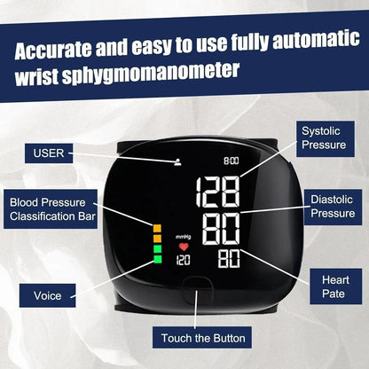 Digital Wrist Blood Pressure Monitor
