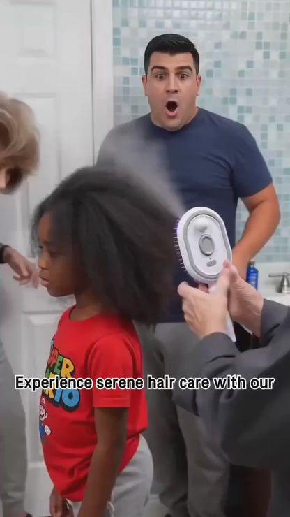 Electric Spray Retractable Air Cushion Comb